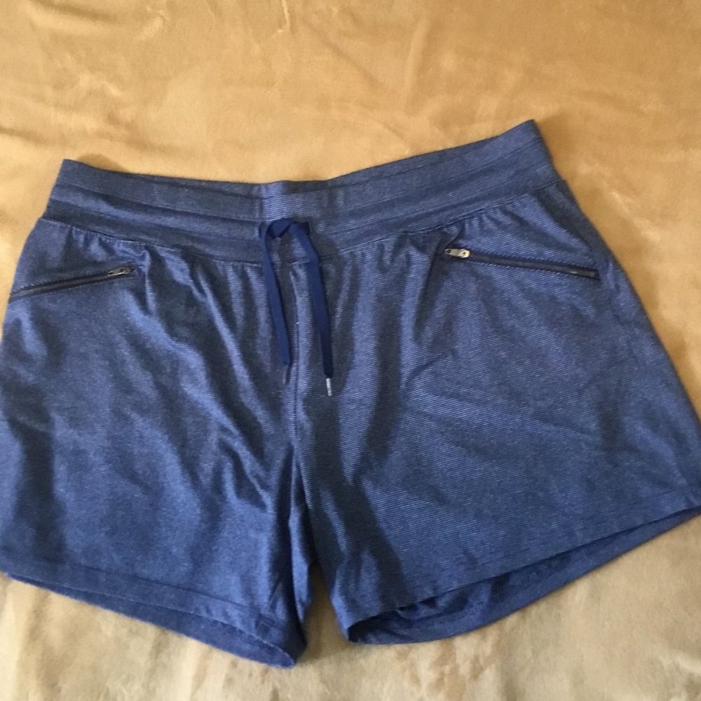 Women's Avia Blue Performance Drawstring Shorts